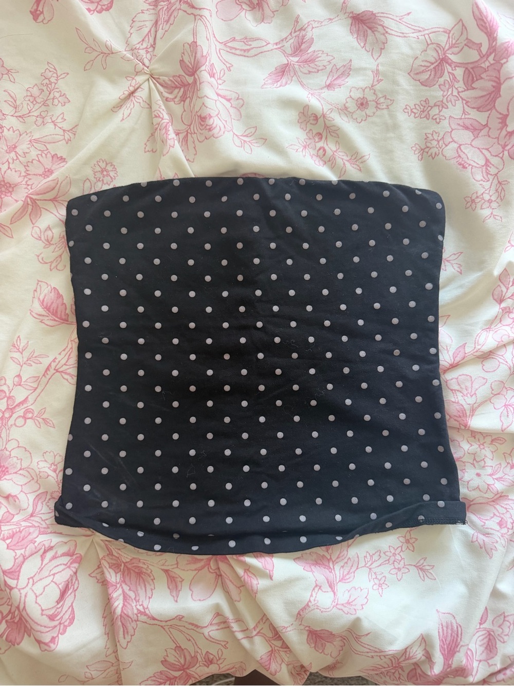 Edikted Black Polka Tube Skirt